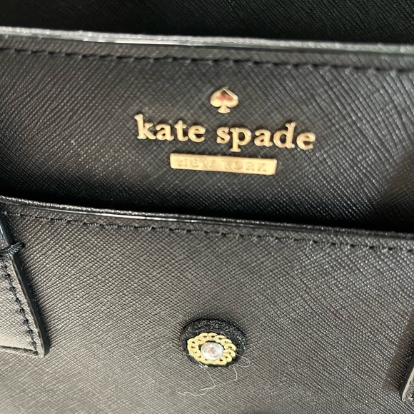 Kate Spade Black Satchel with Embellishments - Picture 4 of 8